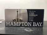Hampton Bay HB2588-34 Castleford 5-LIGHT Bronze Chandelier With Glass Shades. Fixed Price $135.58.