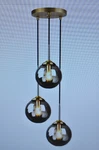 Xd Global Industrial Retro Loft 3 Way Pendant Light Gray Brass Finish. Fixed Price $59.94.
