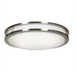 Access Lighting Solero 30-WATT 18 In. Brushed Steel Integrated Led Flush Mount. Fixed Price $65.84.