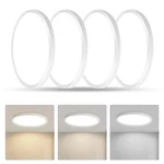 Rledpztx Flush Mount Ceiling LIGHT,9 Inch 18W 1860LM,3000K/4000K/6000K 3CCT. Fixed Price $59.87.