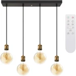 Lutec G40 E26 Edison Glass Pendant Lighting Modern Hanging Fixture. Fixed Price $89.99.