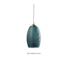 Elk Tidewaters 1-LIGHT Mini Pendant Satin Nickel With Seafoam Glass (4-2). Fixed Price $100.20.