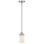 Livex Lighting Manhattan Mini Pendant Brushed Nickel 1540-91. Fixed Price $145.96.