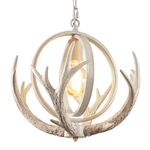 Debemenes Rustic Antler Chandelier Dining For Room, Unique Design Farm.... Fixed Price $134.46.