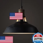 Claxy Ecopower Industrial Barn Mini Metal Pendant 1-LIGHT Hardwired Kitche. Fixed Price $79.15.