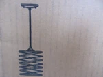 Lnc Lavie 8 In. 1-LIGHT Rusty Bronze Industrial Pendant With Spiral Cage. Fixed Price $26.96.