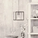 Pendant Light By Style Selections Arctura Brushed Nicke Mini Square B10094. Fixed Price $17.46.