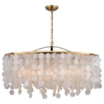 Elsa Light Linear Chandelier Glam STYLE-21 Inches Tall 35.75. Fixed Price $699.99.