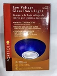 Portfolio Low Voltage Glass Down Light Frosted Cobalt Blue #145449. Fixed Price $25.00.