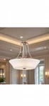 Feiss Hamlet F3067/4SN 4-LIGHT Pendant Satin Nickel Uplight. Fixed Price $25.00.