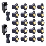 Yescom 20X 12V Warm White IP67 Outdoor Landscape Led Deck Lights W/ Transformer. Fixed Price $109.90.