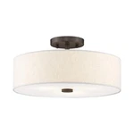 Livex Lighting 52135-92 Meridian Collection 3-LIGHT Flush Mount Ceiling Fixture. Fixed Price $99.88.