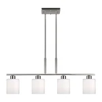 Forte Lighting 2664-04-55 Signature Island Brushed Nickel. Fixed Price $208.80.