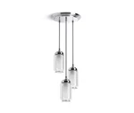 Kohler Lighting 22655-PE03-BZL Artifacts 11-INCH Pendant Vanity- Polished Chrome. Fixed Price $325.00.