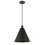 Innovations Ballston Cone Light 16" Mini Pendant, Black 516-1P-BK-MBC-16-BK. Fixed Price $278.08.
