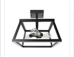 Feit Electric Katalyst 15 In. 3-LIGHT Trapez Matte Black Cct Led W/night. Fixed Price $63.00.