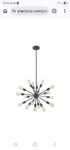 Pia Ricco - Light Sphere Chandelier Sputnik 53618BK. Fixed Price $80.00.