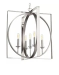 Inman 5-LIGHT Polished Nickel Pendant With Satin Accents By Progress L.. Fixed Price $130.00.