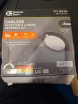 Commercial Electric Ultraslim Led Recessed Kit Alloy Matte Black 12W 12V 6" *111. Fixed Price $18.99.