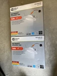2 Qty. Commercial Electric T65 5-6 Integrated Led Recessed Retrofit Trim, White. Fixed Price $24.44.