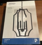 Progress Lighting Cloverhill Collection 13.5 In. 4-LIGHT Matte Black Pendant. Fixed Price $103.99.