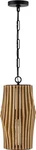 Capital Lighting 344613WK Archer Modern Artisancrafted Mango Wood Mini Pendant. Fixed Price $119.00.