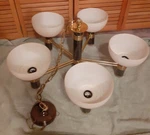 Ceiling Fixture/chandelier Kichler K-1882 5-LIGHT Solidbrass&black Nickel. Fixed Price $290.00.