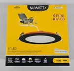 6X Nuwatt Inch Recessed Lights 5CCT Led 2700K-5000K Dimmable Hour Fire Rated. Fixed Price $149.99.