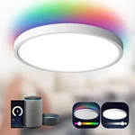Taloya Smart Ceiling Light Flush Mount Led Wifi,compatible With Alexa Google .... Fixed Price $46.63.