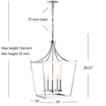 Safavieh Kenris 5LT 16 Inch Pendant, Reduced Price 2172738466 PND4091B. Fixed Price $147.00.