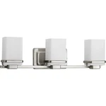 Progress Lighting P2195-09 Metric Collection Three-light Vanity-brushed Nickel. Fixed Price $187.99.