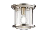 Hampton Bay Melrose Park 8 In. 1-LIGHT Brushed Nickel Flush Mount HM20200716-1. Fixed Price $19.90.