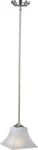 Maxim Lighting 92090FTSN Aurora Mini Pendant Satin Nickel With Frosted Glass. Fixed Price $64.95.