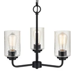 Millennium Lighting 9603 Moven 18"W Chandelier - Black. Fixed Price $140.72.