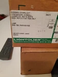 Lightolier Recessed Adjustable Eyeball Downlight 3-3/4" 2022WH Trim Only. Fixed Price $31.99.