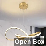 Mccokaige SYC-55-J 20" Gold Irregular Ring, Dimmable Chandelier. Fixed Price $86.01.