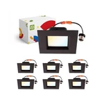 Asd Bronze 6 Inch Led Recessed Lighting Square Retrofit Kit 5CCT Selectable 2.... Fixed Price $90.55.