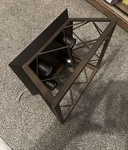 Q&s Farmhouse Ceiling Brown Semi Flush Mount Vintage 4-LIGHT Square Rusti.... Fixed Price $42.00.