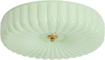Flush Mount Ceiling Light Green Led Semi Bathroom Mid Century Modern. Fixed Price $150.30.