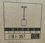 Minka Lavery 1181-357 Raiden Mini 1-LIGHT Pendant Iron Oxide *read*. Fixed Price $69.99.
