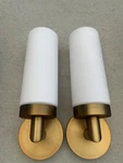 Lot Of Pieces Wac Lighting Drake WS-25014-AB New Open Box Comes As Shown. Fixed Price $195.00.