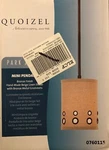 Quoizel Park Avenue Mini Pendant Light Bronze New Beige Linen Shade Hanging. Fixed Price $16.95.
