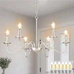 Farmhouse Chandelier Modern Pendant Lighting Fixture 6-LIGHT. Fixed Price $40.00.
