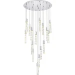 Elegant Lighting Aurora 16 36" Chrome Chandelier Ceiling 2089G36C. Fixed Price $2499.00.