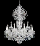 Schonbek 15 Light Swarovski Crystal Chandelier Olde World Series Model 6814. Fixed Price $3000.00.