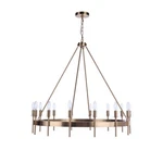 Craftmade Transitional Larrson Light Chandelier, Satin Brass 54314-SB. Fixed Price $1054.99.