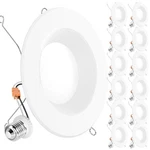 Sunco 12 Pack Led Recessed Light, Retrofit Downlight 6 Inch 3000K Warm White. Fixed Price $75.80.