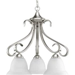Progress Lighting P4405 Nickel Torino 3-LIGHT 19"W Chandelier. Fixed Price $213.04.