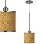 Golden Versailles Giclee Glow Mini Pendant Light. Fixed Price $174.99.