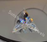 Swarovski Crystal Clear 30MM Triangle 8831 Pendant/ Prism; Reflects Rainbows. Fixed Price $15.25.